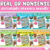 Real or Nonsense Games Decodable Words BUNDLE