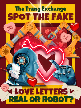 Preview of Real or Robot? Love Letters | Detect AI-Generated Text Valentine's Day Activity