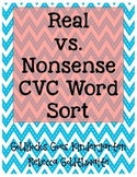 Real vs. Nonsense Word Sort & Activites