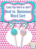 Real vs. Nonsense Word Sort - Free