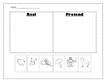 Real And Pretend Teaching Resources | TPT