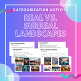 Real vs. Surreal Landscape Activity for Middle School and 