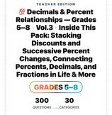 Real world percent decrease examples - Math Practice (Grades 5-8)