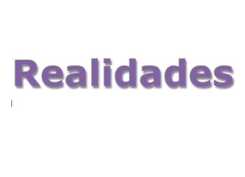 Preview of Realidades Level 1 Chapter 1A Smart Textbook Supplements for SmartBoard