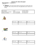 Realidades 1 Negatives and Infinitives Quiz