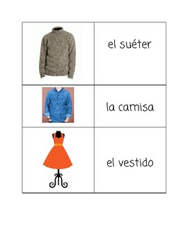 Realidades 1 chapter 7A vocabulary cards by profbecker | TPT
