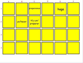 Preview of Realidades 2 8A Present Subjunctive Matching Game