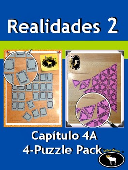 Realidades 2 Capitulo 4a 4 Puzzle Pack By Spanish Edtech Tpt