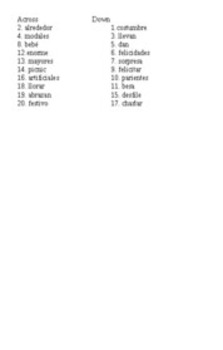 Realidades 2 Ch 4B Vocabulary Crossword by Sr Espinoza Spanish Sheets