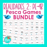 Realidades Auténtico 2 Vocabulary Pesca Game BUNDLE Para E