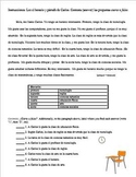 Realidades / Auténtico 2A Practice Reading Paragraph (level 1)