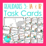 Realidades Auténtico 3 Capítulo 1 Task Cards | Spanish Rev