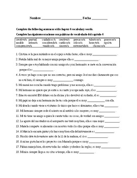 Realidades 4 Worksheets Teaching Resources Teachers Pay Teachers