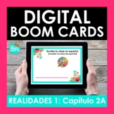 Realidades Auténtico 1 Capítulo 2A BOOM CARDS | Digital Ta