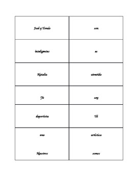 Preview of Spanish Realidades 1 1B Ser and Adjectives Lesson Activity and Plan