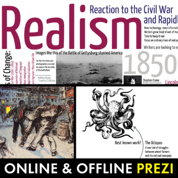 Realism American Literature Movement, from Civil War to Regionalism