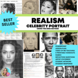 Realism Celebrity Portrait- using the grid method- Middle 