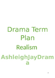 Realism and Stanislavski 12 WEEK TERM PLAN Drama for 3 age groups