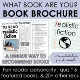 Realistic Fiction Book Recommendation Brochure with Intera