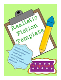 Realistic Fiction Book Template