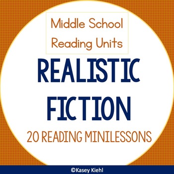 Preview of Realistic Fiction Middle School Reading Unit