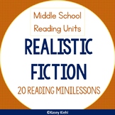 Realistic Fiction Middle School Reading Unit