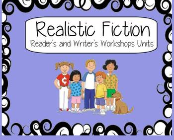 Preview of Realistic Fiction Reading AND Writing Unit Smart Notebook Integrated Units