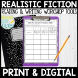 Realistic Fiction | Google Classroom | Digital & Paper Options