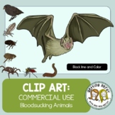 Bloodsucking Animals Clip Art
