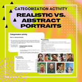 Realistic vs. Abstract Portraits_Activity for Middle Schoo