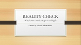 Reality Check Motivational Course for Reluctant Students