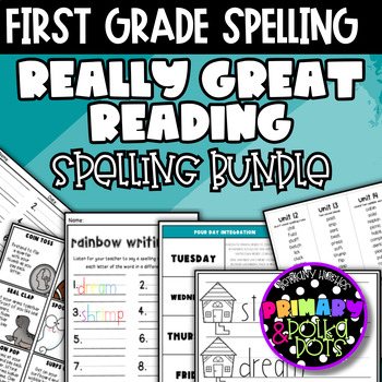 Preview of Really Great Reading Spelling Companion for BLAST!  | First Grade Spelling