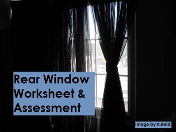 Preview of Rear Window (a film) Worksheet & Assessment - Distance Learning