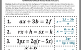 Rearranging Formulas (Algebra 1, Pre-Algebra, 8 Math, Algebra II)