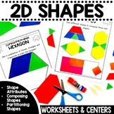 Identify and Classify 2D Shapes through Attributes Partiti
