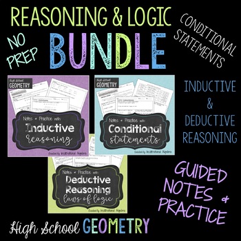 Preview of Reasoning & Logic BUNDLE: Conditional Statements Inductive & Deductive Reasoning