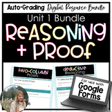 Reasoning and Proof - Google Forms Assignment Bundle