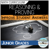 Reasoning and Proving - Math Process - Student Activity
