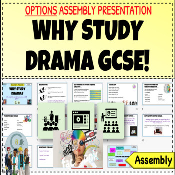 Preview of Reasons To Study Drama Elementary Assembly Mini Lesson