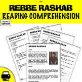 Rebbe RaShaB Reading Comprehension Sheets