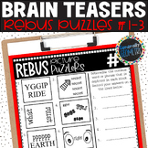 Brain Teasers | Rebus Picture Puzzles