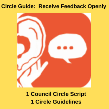Preview of Receive Feedback Openly- Circle Script  (Leadership Tool #2)