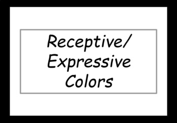Preview of Receptive/Expressive Colors