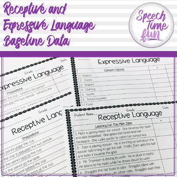 Preview of Receptive and Expressive Language Baseline Data