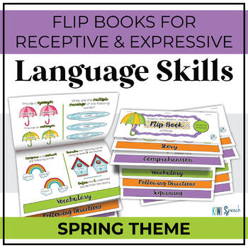 Spring Language Passages - Flip Books for Vocabulary, Idioms, and