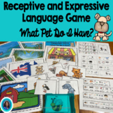 Receptive and Expressive Language Game:  Guess my Pet easy