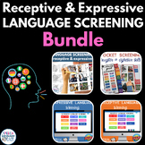 Receptive & Expressive Language Screening Bundle Assessmen
