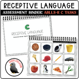 Receptive Language Assessment Binder - Aligned With The AB