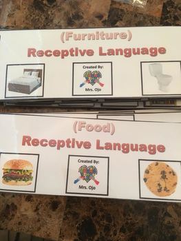 Preview of Receptive Language for students with Autism BUNDLE