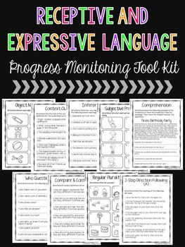 language expressive receptive disorder progress monitoring tool kit assessment activities tools speech mixed pathology therapy data goals baseline gfta fristoe